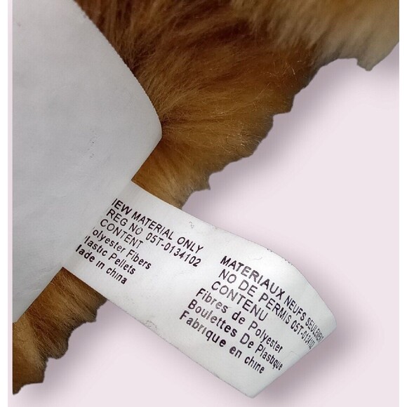 Vtg Cherry Nose Lil Hairy Beary Brown Teddy Bear Plush Tissue Holder Comfort - Picture 13 of 13